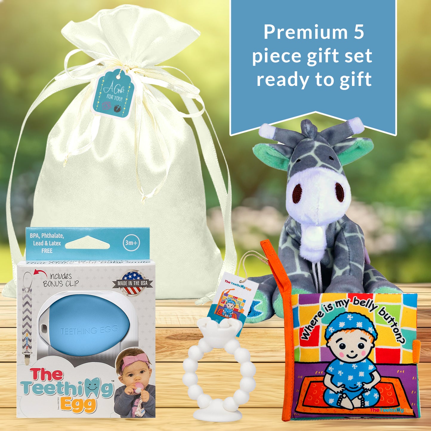 Blue Gift Set | Teething 0-12 months