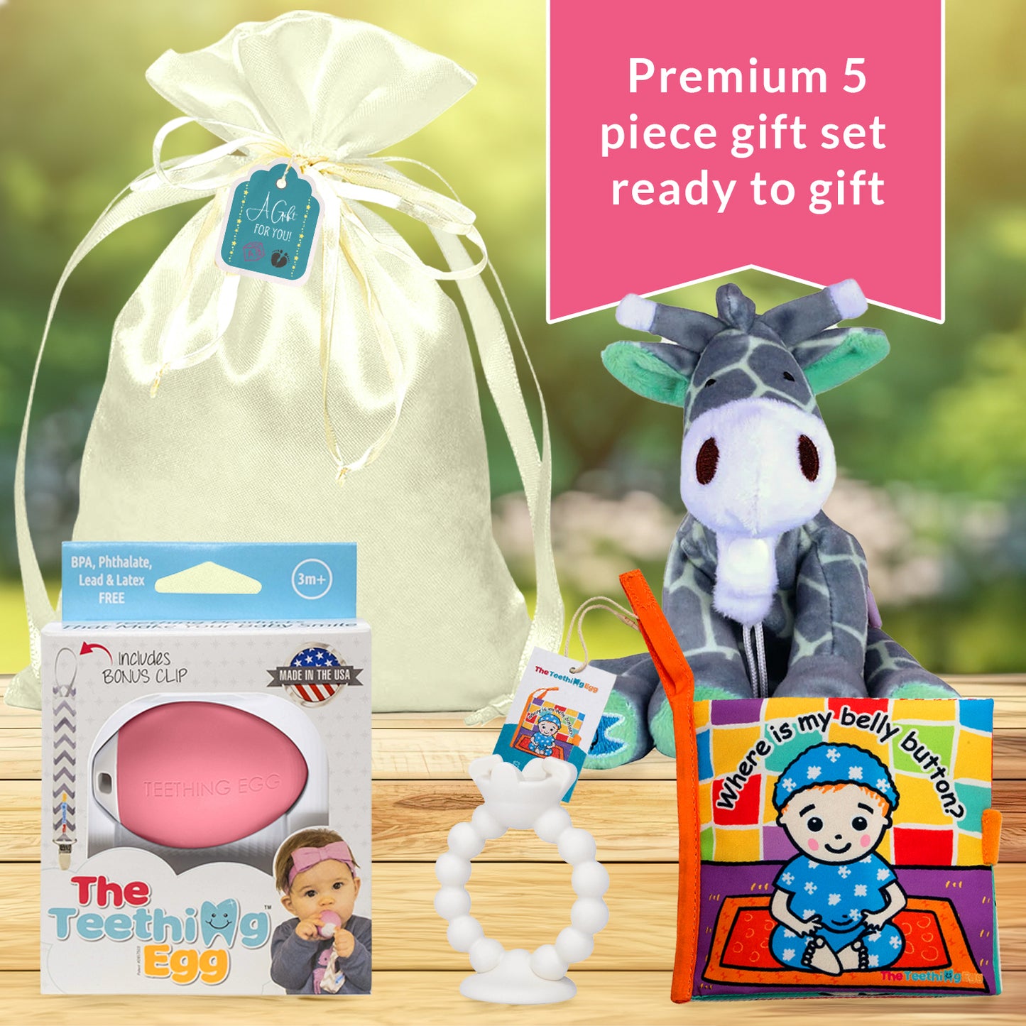 Pink Gift Set | Teething 0-12 Months