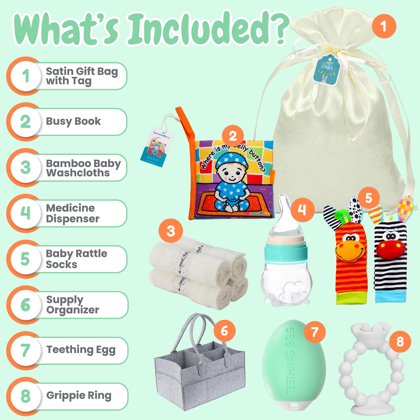 Set de regalo esencial para recién nacidos