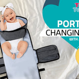 The Portable Diaper Changing Pad with Clean Hands Barrier The Teething Egg