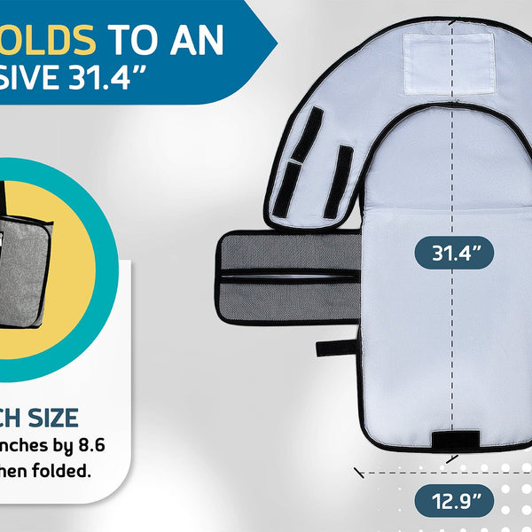 The Portable Diaper Changing Pad with Clean Hands Barrier The Teething Egg