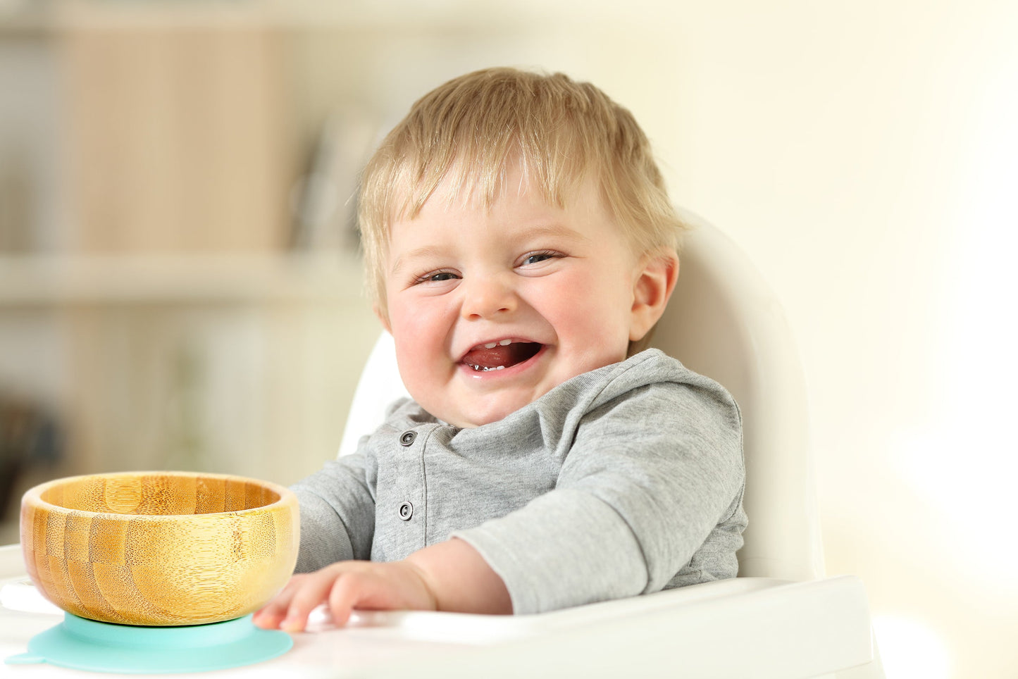 Bamboo Bowl With Suction Base The Teething Egg
