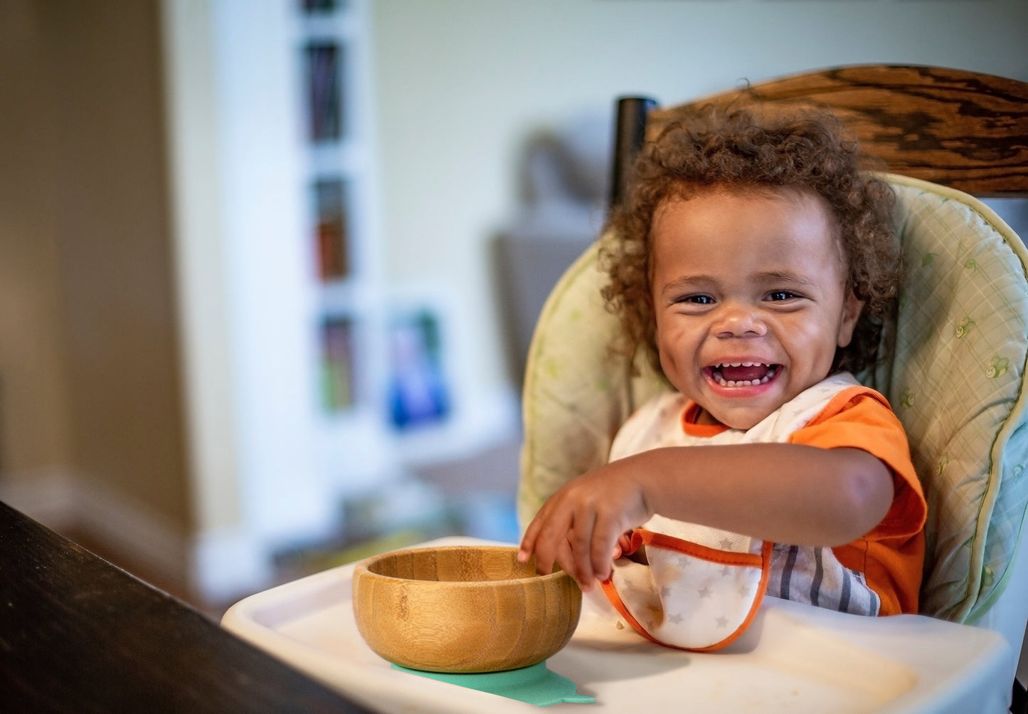Bamboo Bowl With Suction Base The Teething Egg