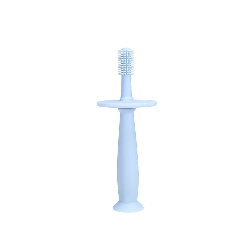 The ToothieBrush Baby & Toddler Toothbrush Strappie Teether The Teething Egg Blue 