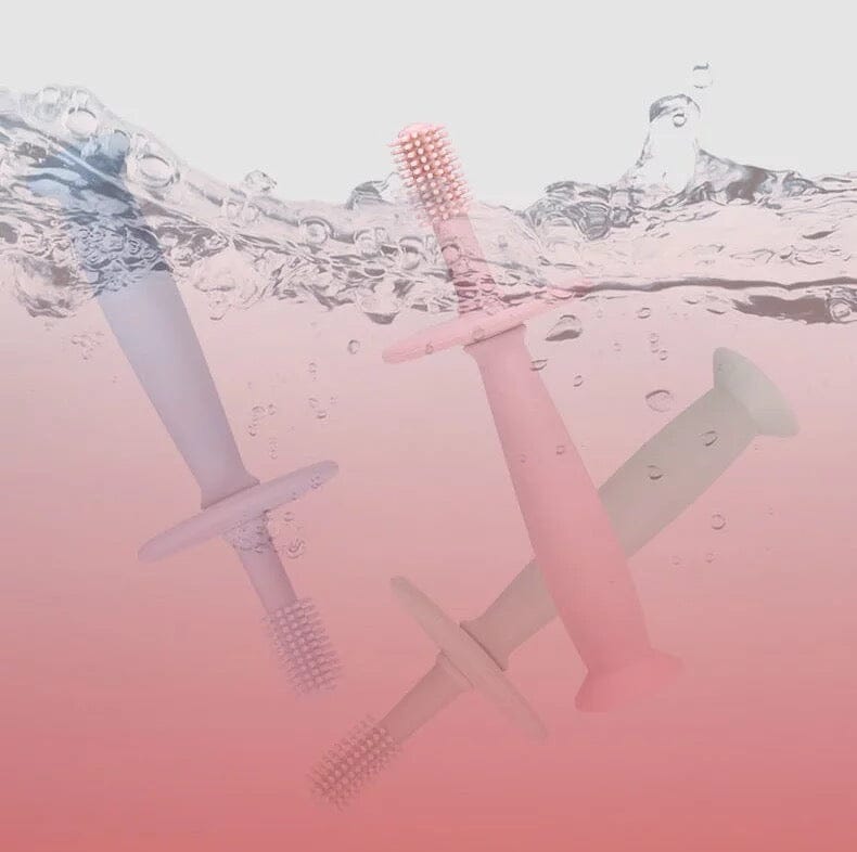 SimplyBrush Kids: Gentle Silicone Toothbrush for Teething Babies