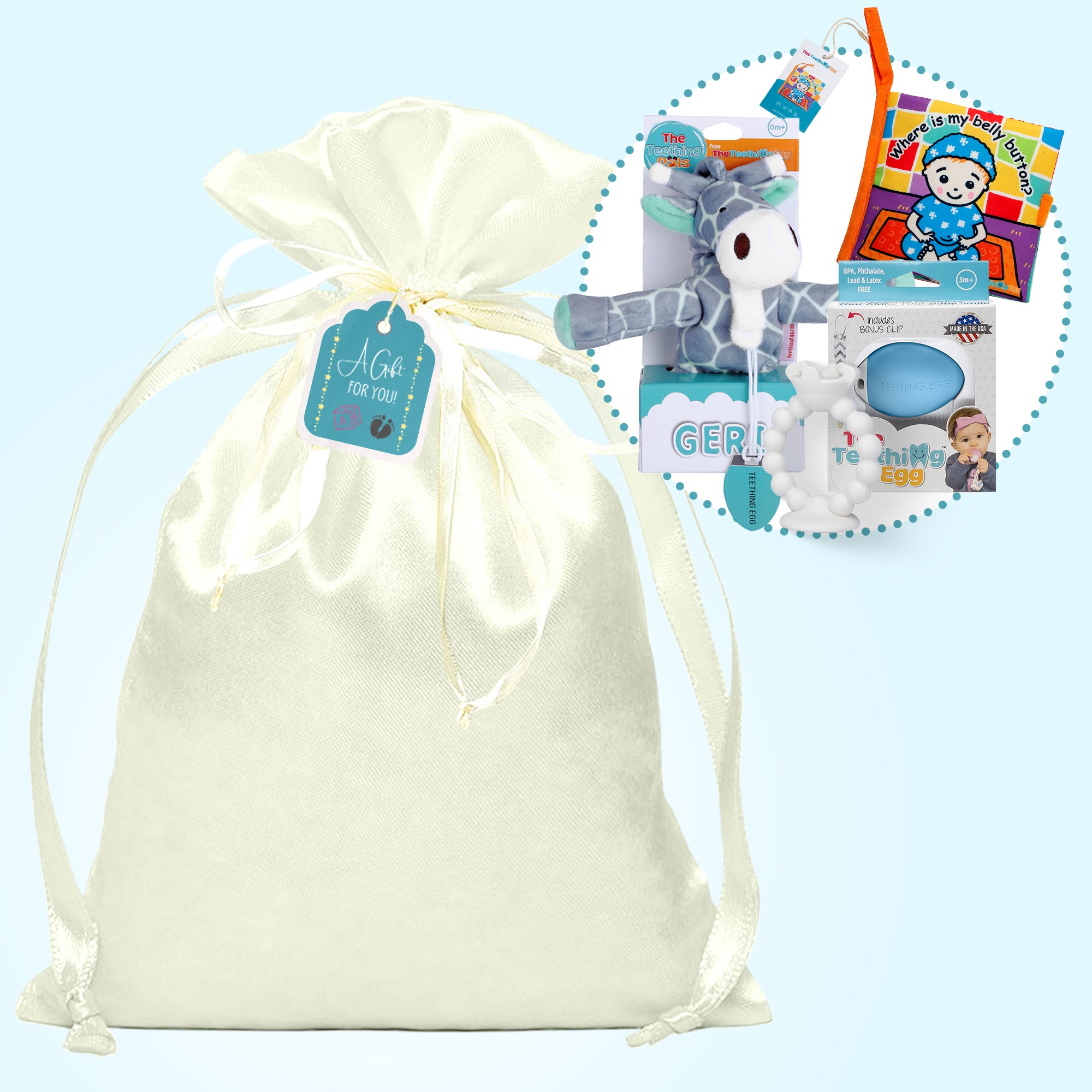 New Baby & Baby Shower Gift Set | 0-12 months (Blue)