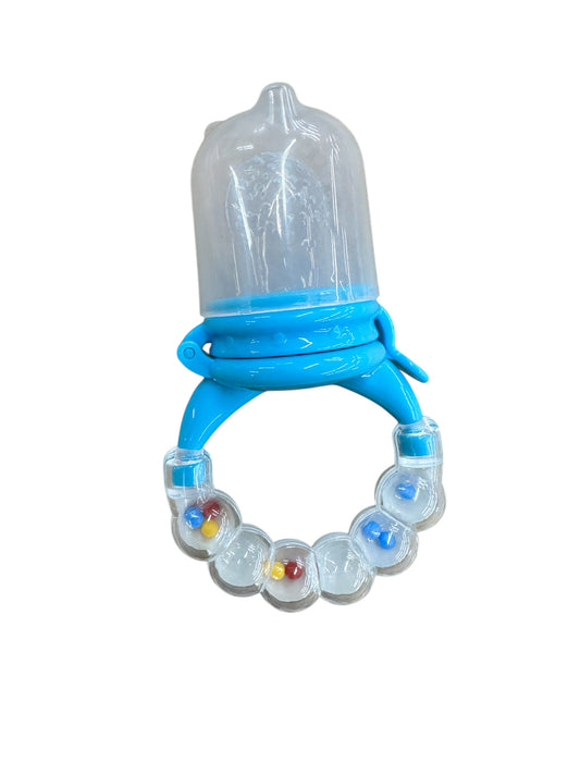 Blue feeder rattle