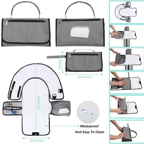 The Portable Diaper Changing Pad with Clean Hands Barrier - The ...