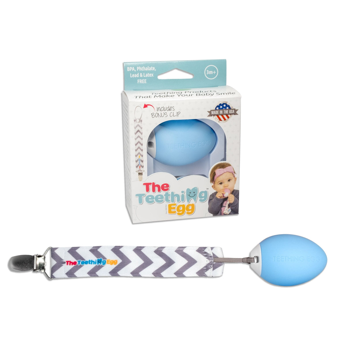 The Teething Egg Feeding & Nursing Supplies Tableware BabieStraw