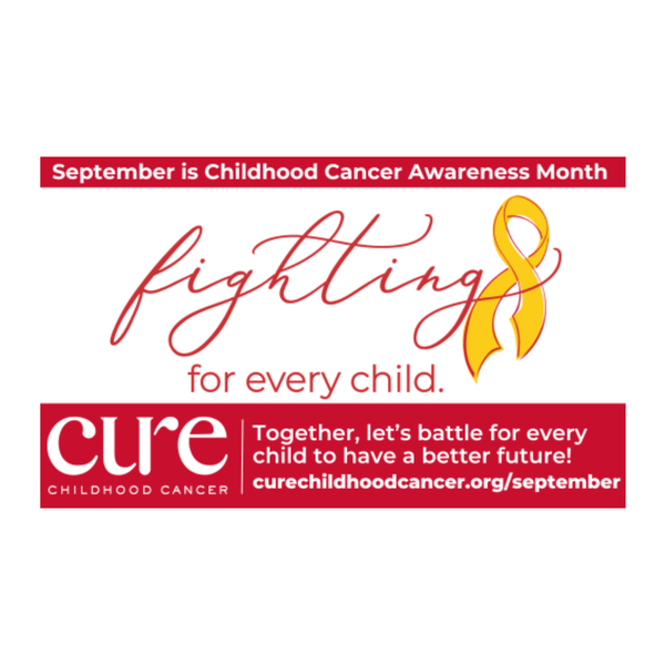 CURE CHIDHOOD CANCER Golden Teething Egg