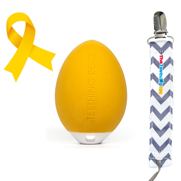 CURE CHIDHOOD CANCER Golden Teething Egg