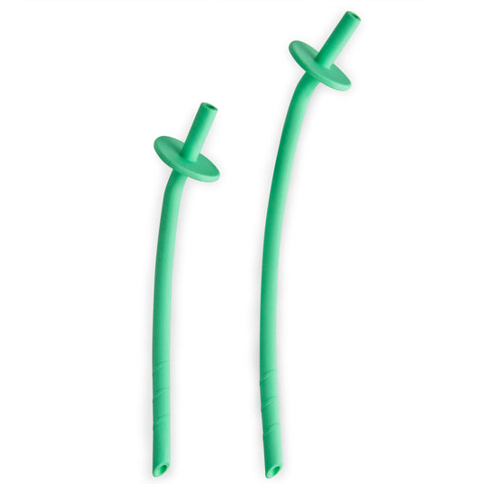 BabieStraws (Set of 2) Flexible Straws with Choke Guard BabieStraw The Teething Egg 
