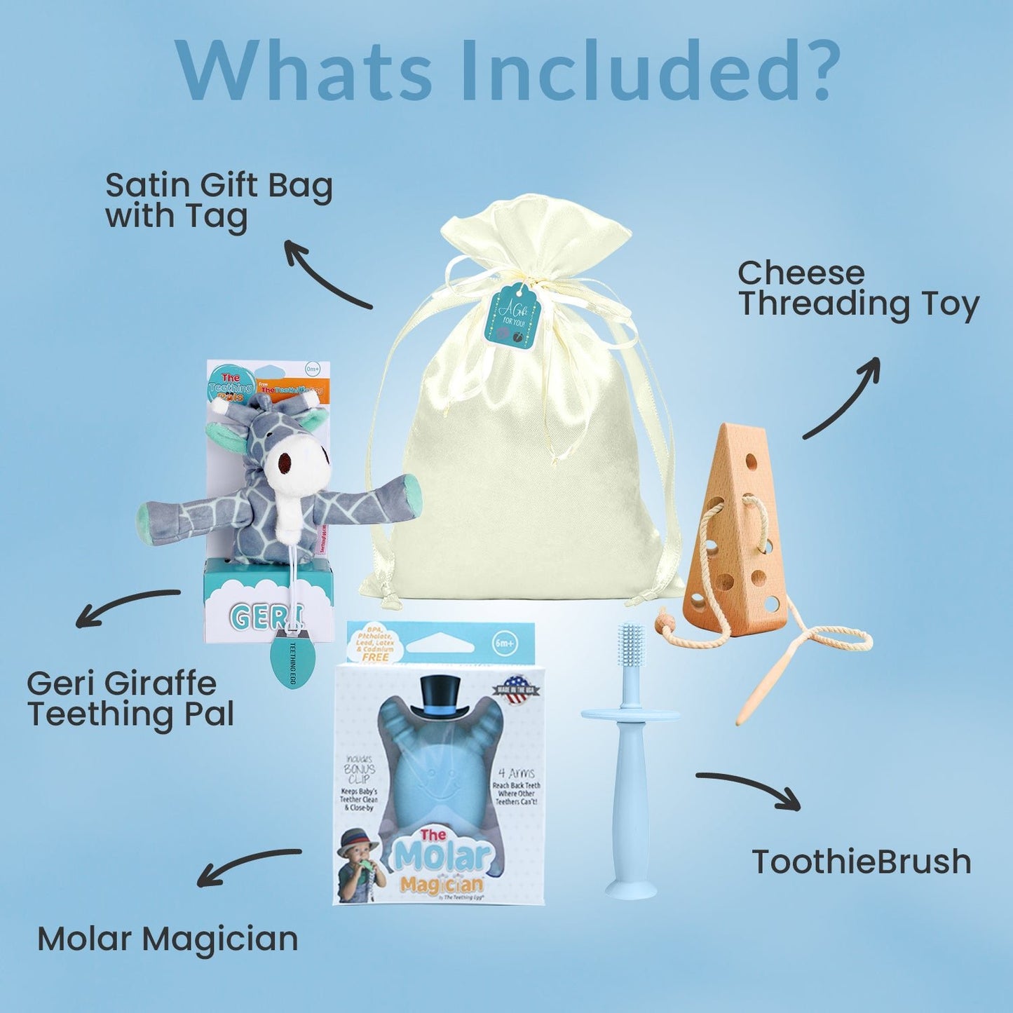 Blue Gift Set | 6-24 Months Molar Toothbrush