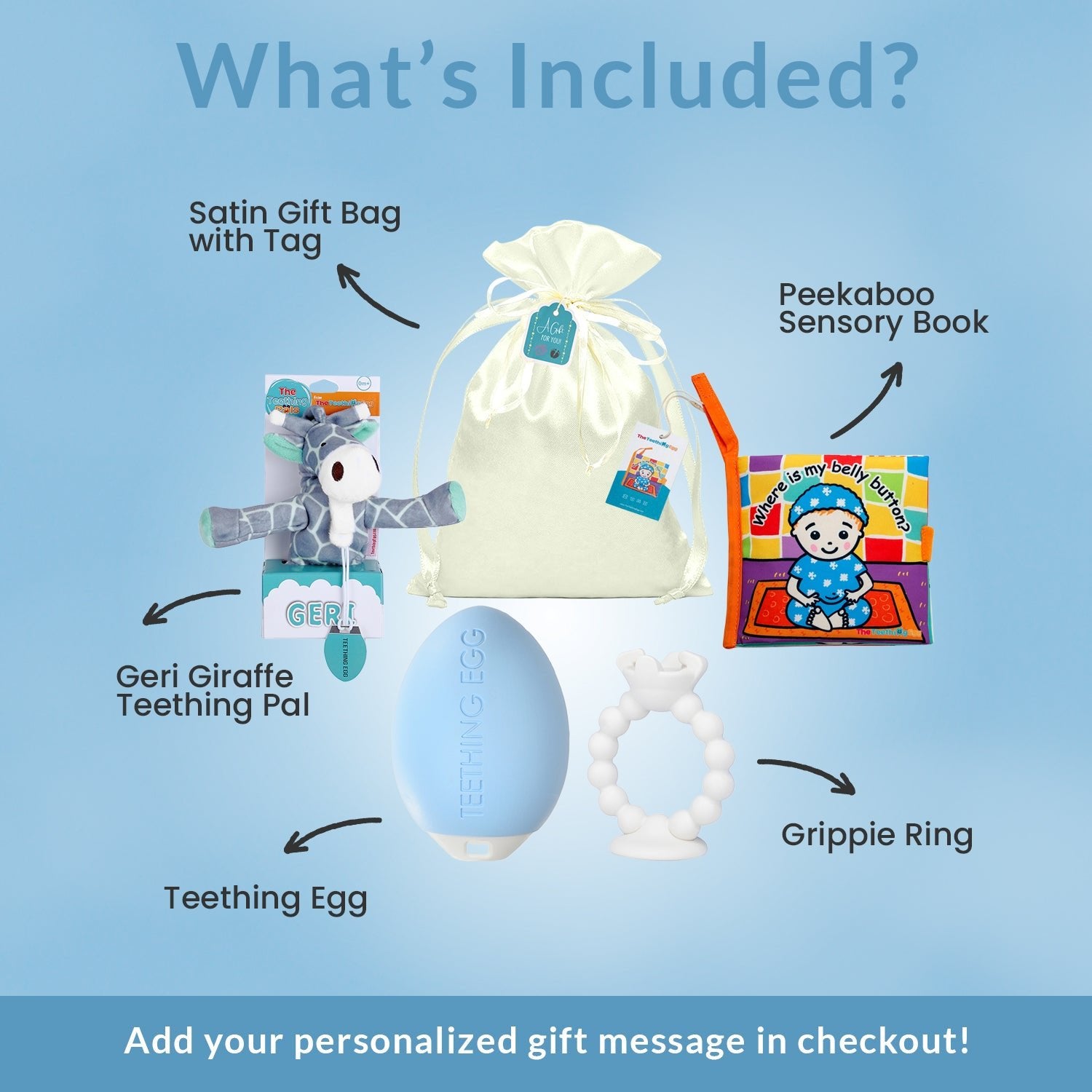 Blue Gift Set | Teething 0-12 months
