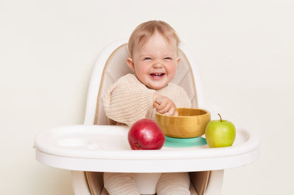 Bamboo Bowl With Suction Base The Teething Egg 