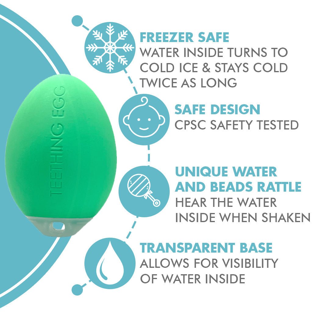 The Aqua Teething Egg - With Water Inside Teething Egg The Teething Egg 