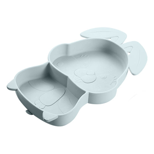 BunniePlate Toddler Training Plate- Blue BunnieCup The Teething Egg 
