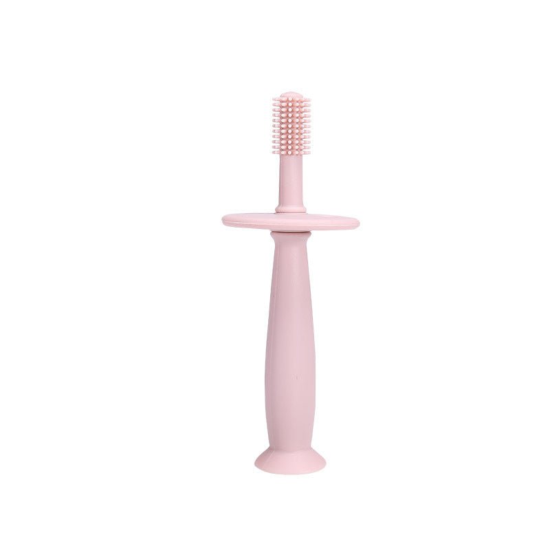 The ToothieBrush Baby & Toddler Toothbrush Strappie Teether The Teething Egg Pink 